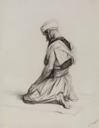 Muslim beim Gebet, 1883